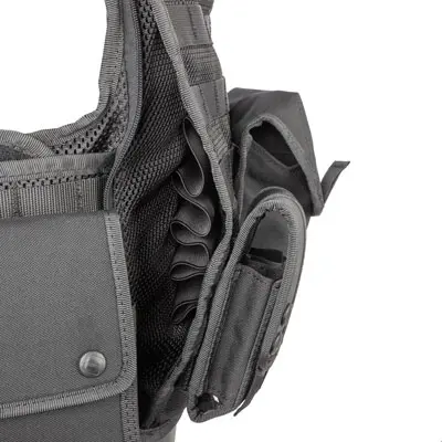 Custom load bearing vest munition holder pocket