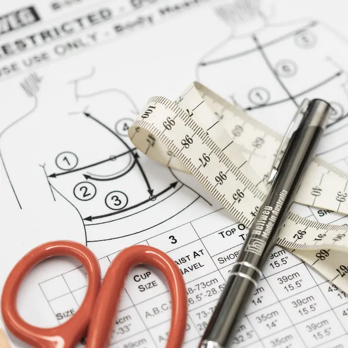 Load bearing vest sizing instruments