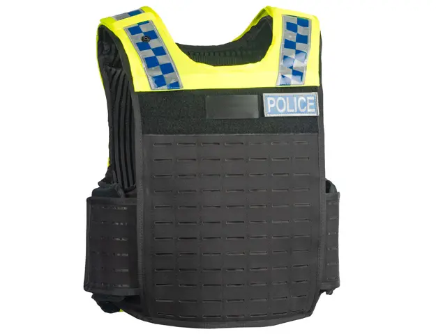 Load bearing stab proof vest with elaser cut MOLLE